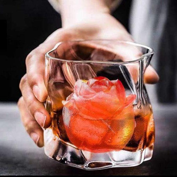 Ice Cube Mold Rose-Shaped Slow-Melting Silicone