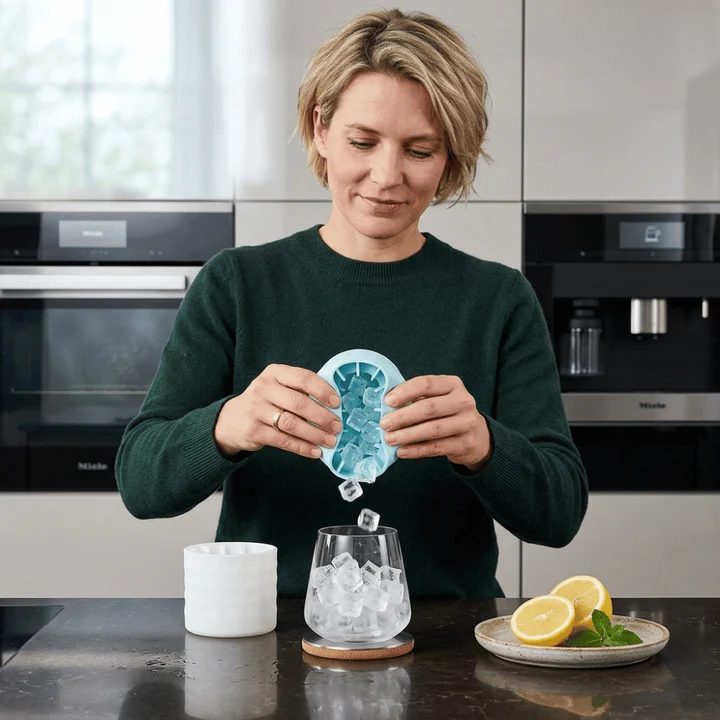 Ice Cube Tray Single-Batch Food-Grade Silicone Lid