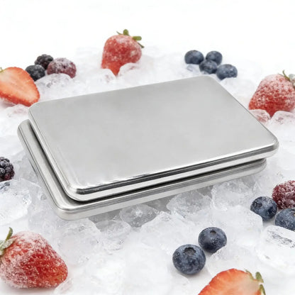 Ice Packs Slim Stainless Steel No Meltwater