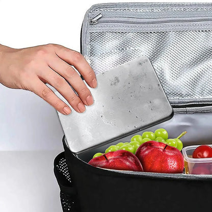 Ice Packs Slim Stainless Steel No Meltwater
