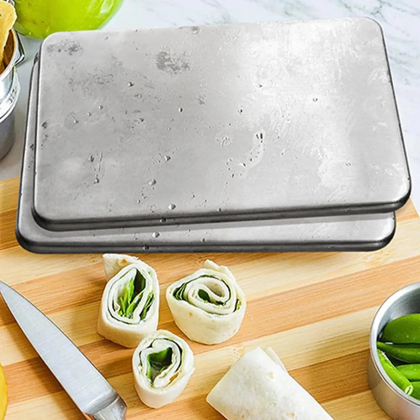 Ice Packs Slim Stainless Steel No Meltwater