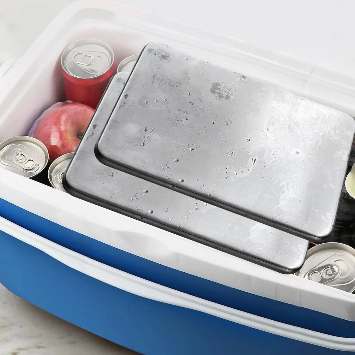 Ice Packs Slim Stainless Steel No Meltwater