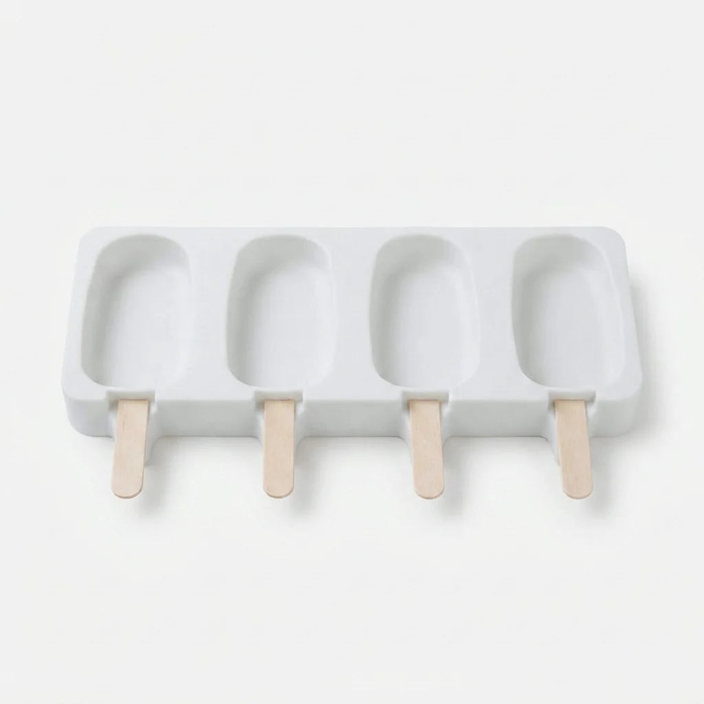 Ice Pop Mold Food Grade Silicone 4-Cavity