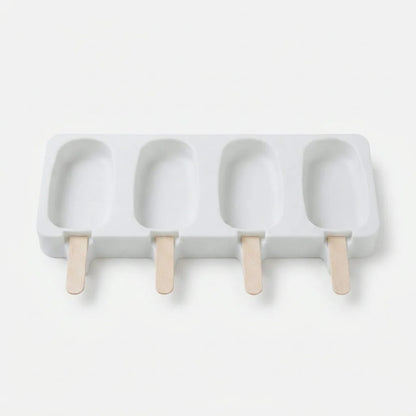 Ice Pop Mold Food Grade Silicone 4-Cavity
