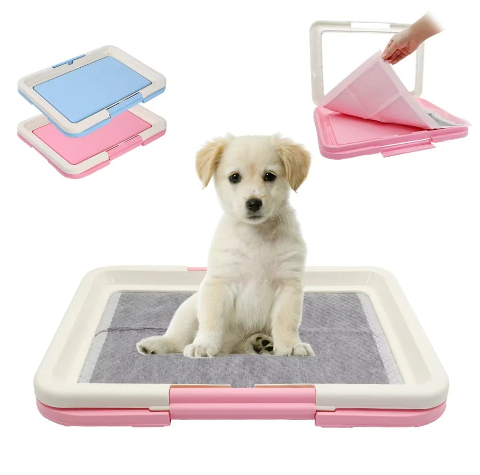 Indoor Dog Toilet Non-Slip Mat & Removable Tray