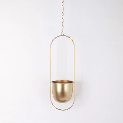 Indoor Hanging Planter Iron Space-Saving 20-25cm