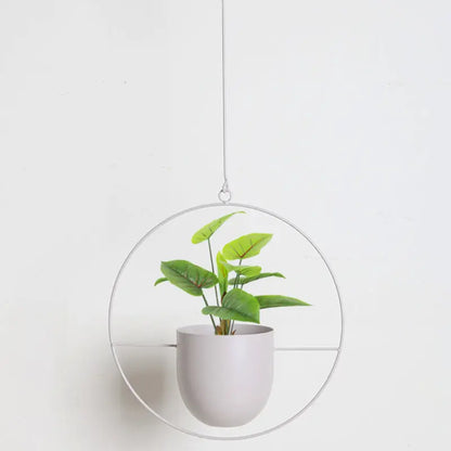 Indoor Hanging Planter Iron Space-Saving 20-25cm