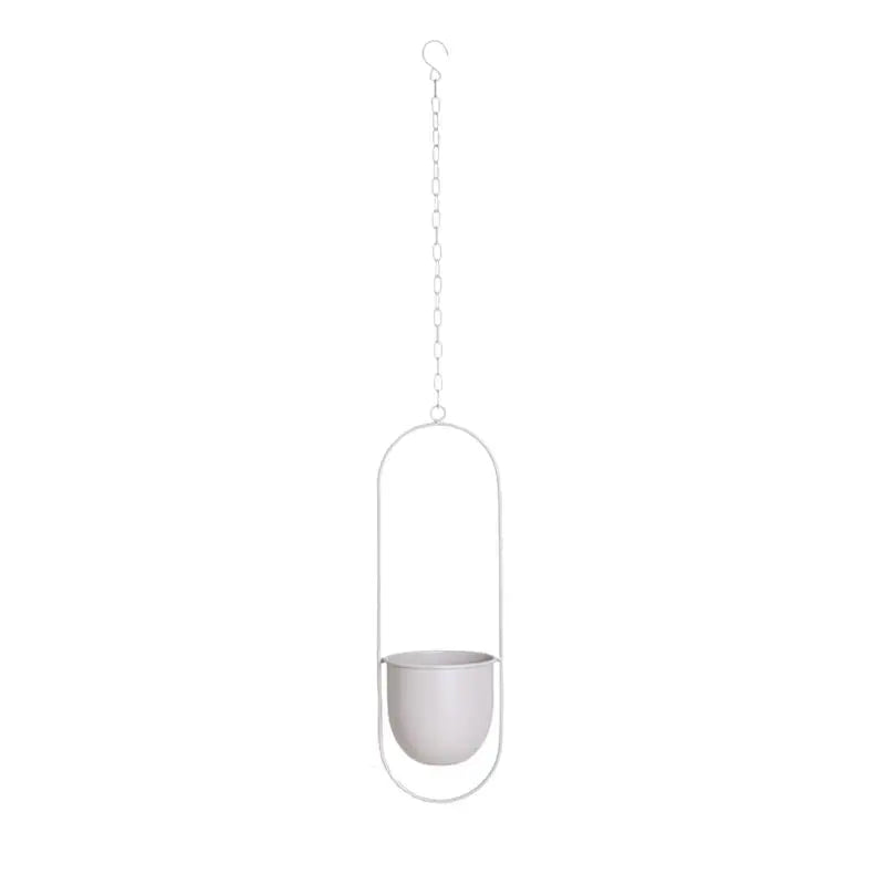 Indoor Hanging Planter Iron Space-Saving 20-25cm