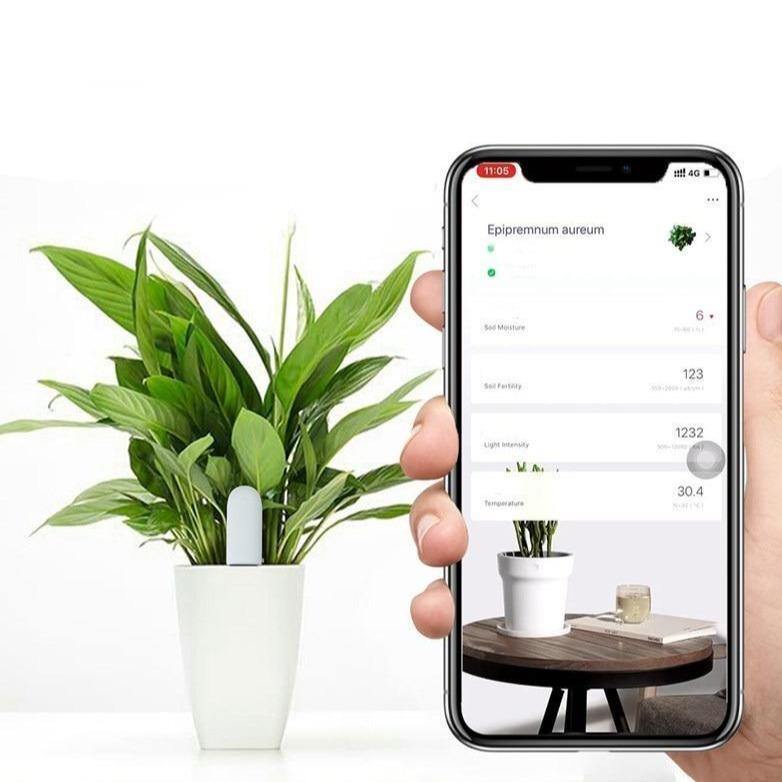 Indoor Plant Sensor 4-In-1 Bluetooth App & LED