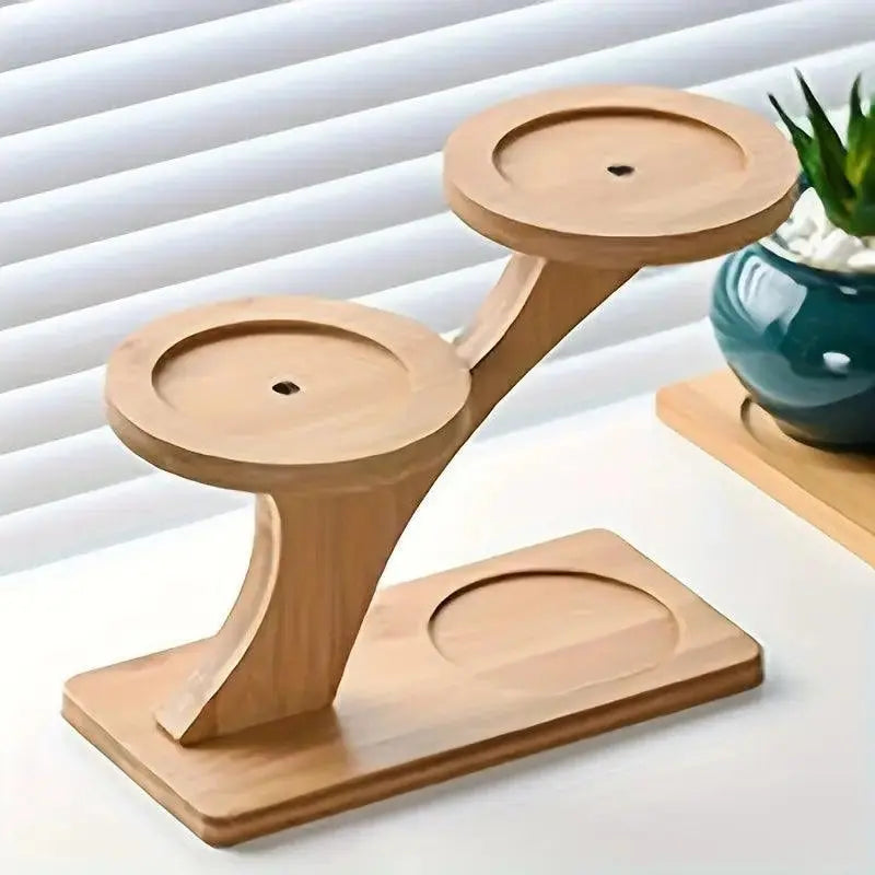 Indoor Plant Stand Tree-Shaped 3-Tier Bamboo