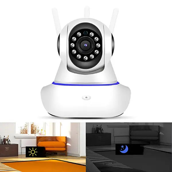 Indoor Security Camera 1080p Night Vision & Two-Way Audio