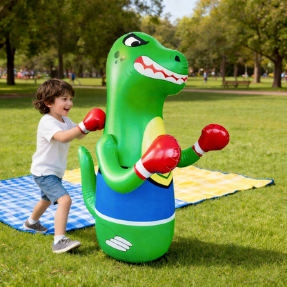 Inflatable Boxing Figure Sand-Filled Base & Air Pump