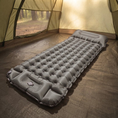 Inflatable Camping Mat 10 Cm Built-In Pillow & Pump