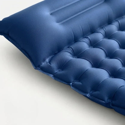 Inflatable Camping Mat 10 Cm Built-In Pillow & Pump