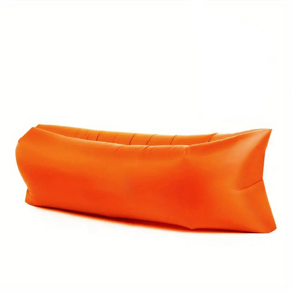 Inflatable Lounger Pump-Free Tear-Resistant Polyester