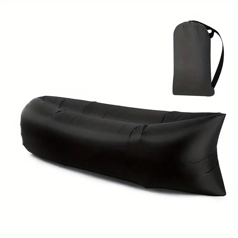 Inflatable Lounger Pump-Free Tear-Resistant Polyester