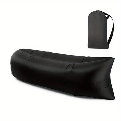 Inflatable Lounger Pump-Free Tear-Resistant Polyester