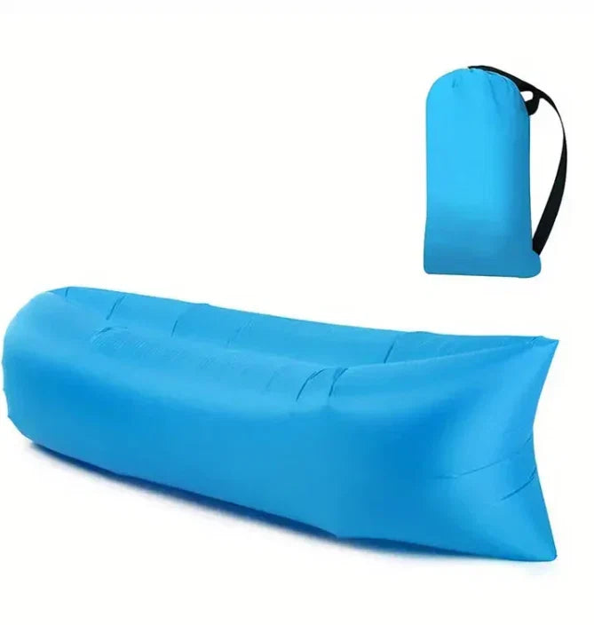 Inflatable Lounger Quick-Inflate Ergonomic Back Support