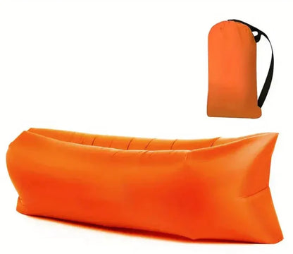 Inflatable Lounger Quick-Inflate Ergonomic Back Support
