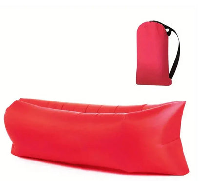 Inflatable Lounger Quick-Inflate Ergonomic Back Support