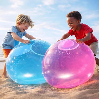 Inflatable Play Ball Tear-Resistant TPR Self-Sealing Valve