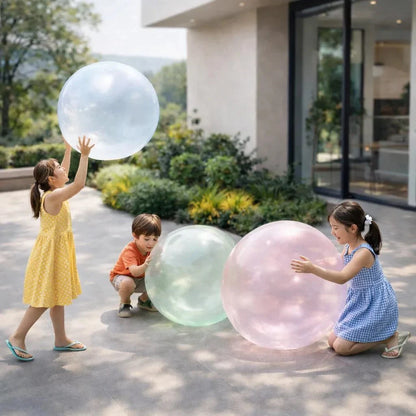 Inflatable Play Ball Tear-Resistant TPR Self-Sealing Valve