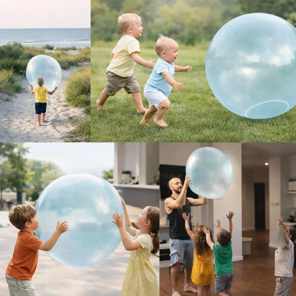 Inflatable Play Ball Tear-Resistant TPR Self-Sealing Valve