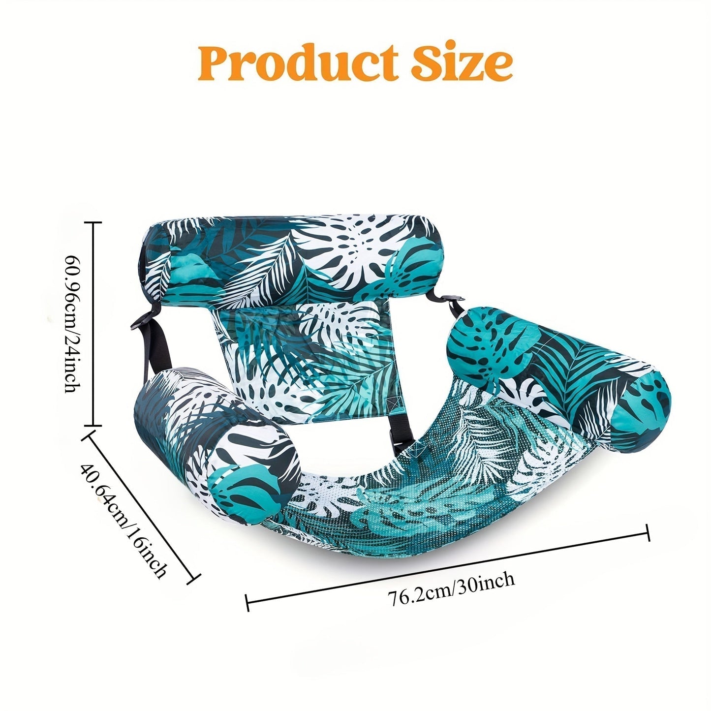 Inflatable Pool Hammock Reinforced PVC Quick Valve
