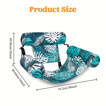 Inflatable Pool Hammock Reinforced PVC Quick Valve