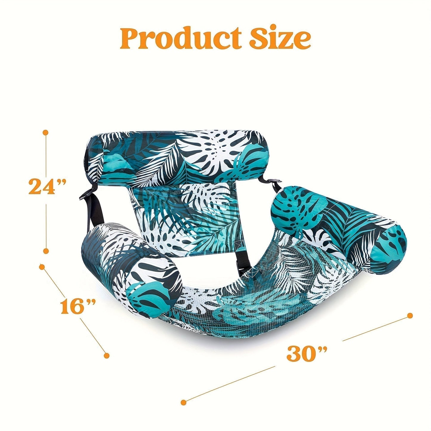 Inflatable Pool Hammock Reinforced PVC Quick Valve