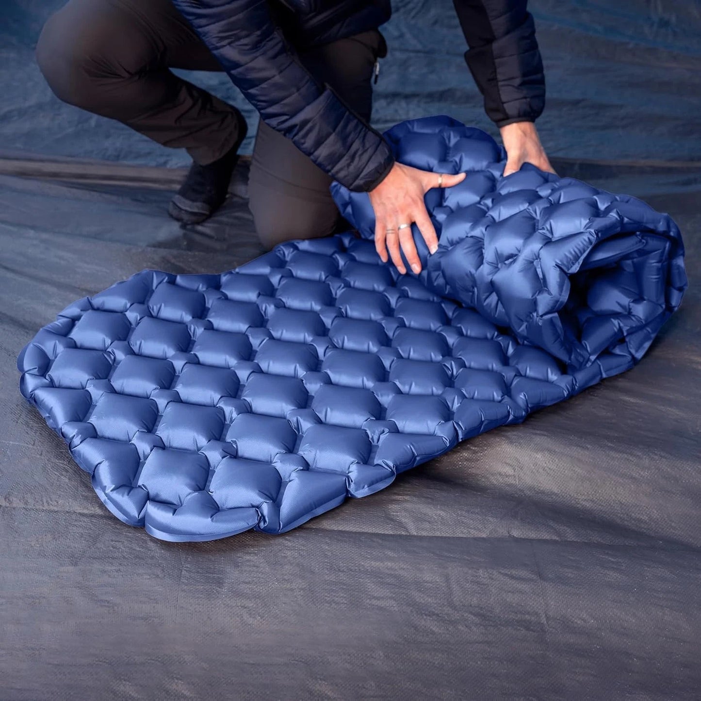 Inflatable Sleeping Pad Ultralight Compact Waterproof