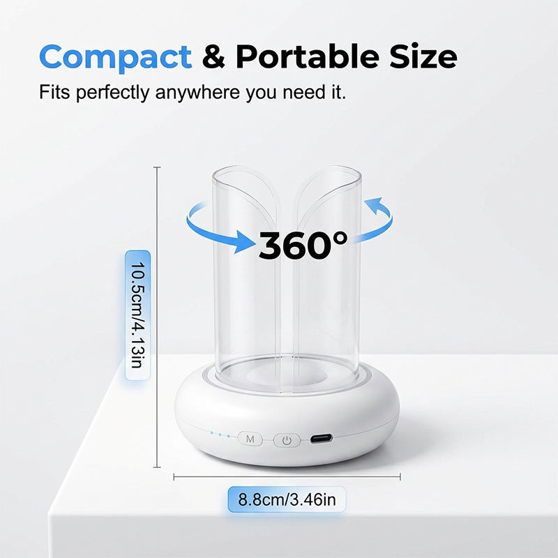 Insect Trap 360 Degree UV Ring USB-Powered Chemical-Free