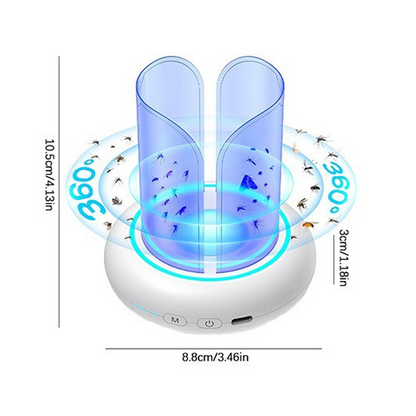 Insect Trap 360 Degree UV Ring USB-Powered Chemical-Free