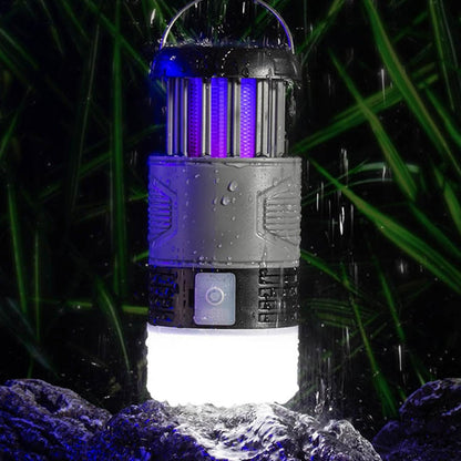 Insect Trap Lamp Solar & USB-C Waterproof 12-Hour Runtime
