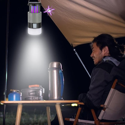 Insect Trap Lamp Solar & USB-C Waterproof 12-Hour Runtime