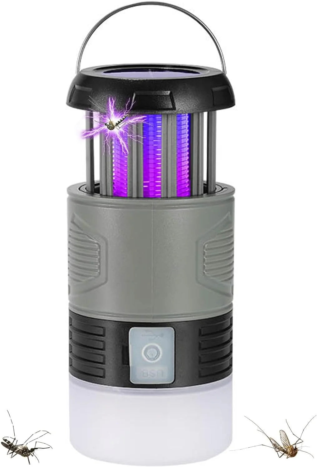 Insect Trap Solar & USB Rechargeable UV Light Waterproof