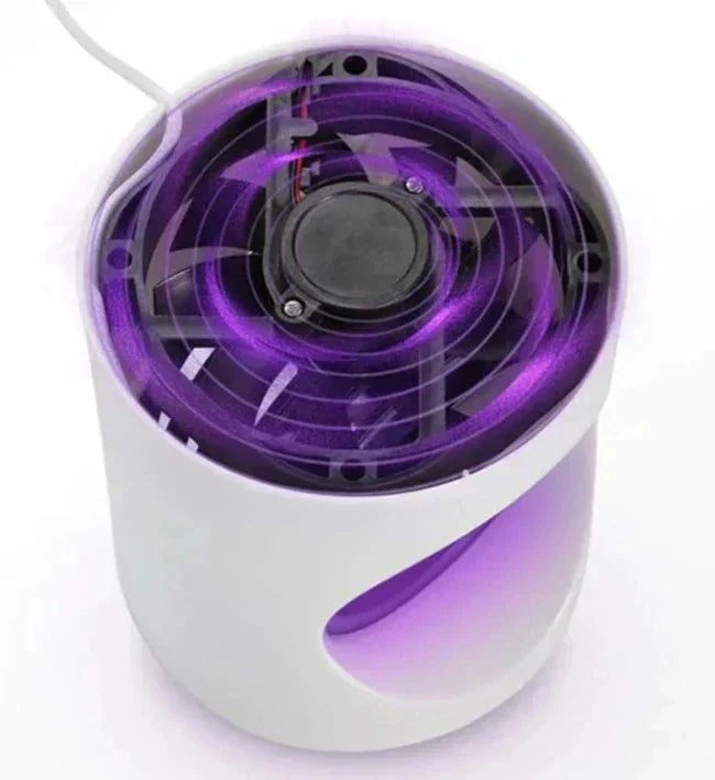 Insect Trap UV Light & Silent Fan USB-Powered