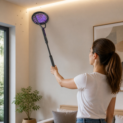 Insect Zapper & UV Light USB Rechargeable Extendable Handle
