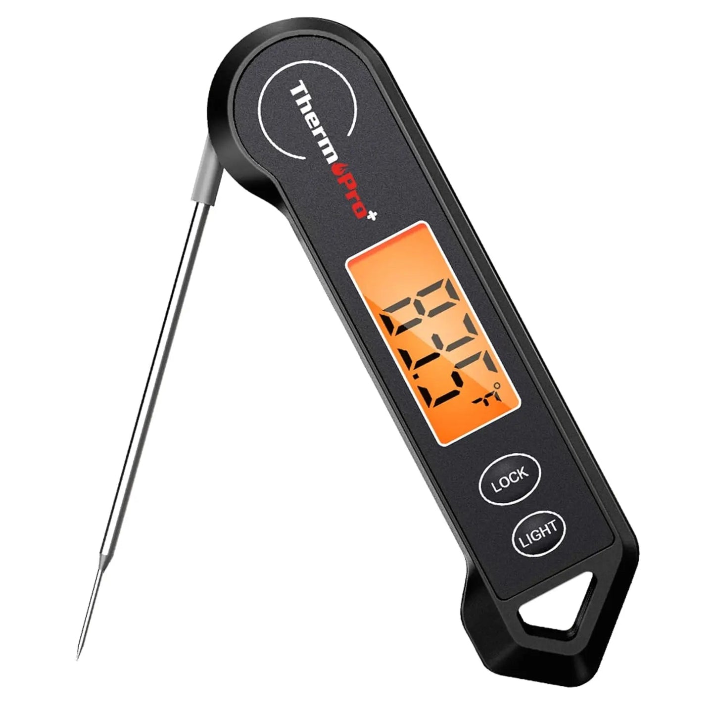 Instant-Read Thermometer Motion-Activated Auto-Rotating LCD