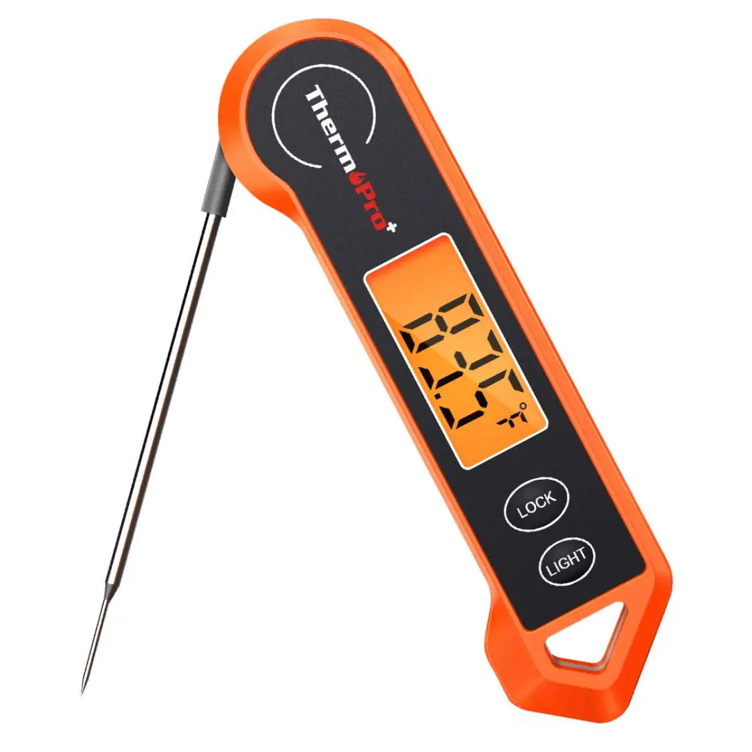 Instant-Read Thermometer Motion-Activated Auto-Rotating LCD