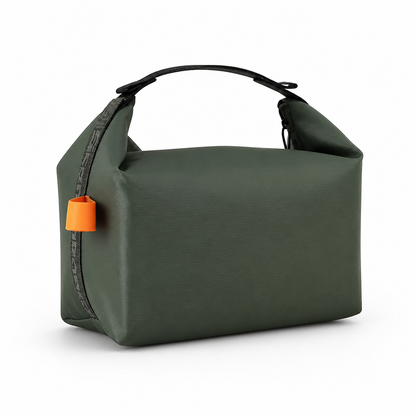 Insulated & Foldable Lunch Bag (Zipper Closure)