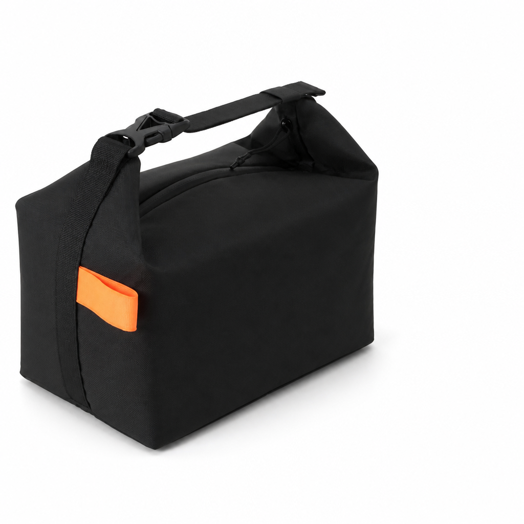 Insulated & Foldable Lunch Bag (Zipper Closure)