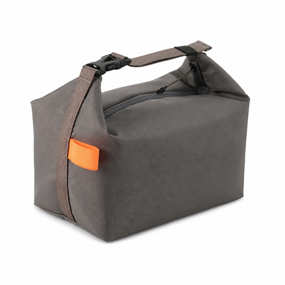 Insulated & Foldable Lunch Bag (Zipper Closure)