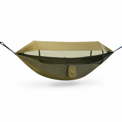 Integrated Mosquito Net and Sunshade Camping Hammock (260 × 140 cm)