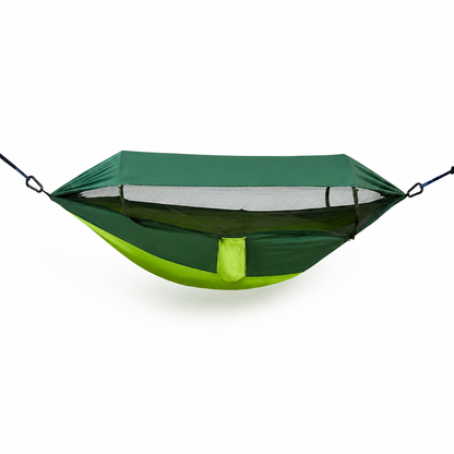 Integrated Mosquito Net and Sunshade Camping Hammock (260 × 140 cm)