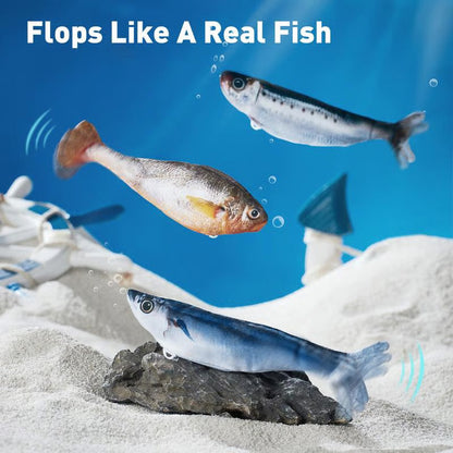 Interactive Cat Toy Motion-Activated Rechargeable Removable Plush Core