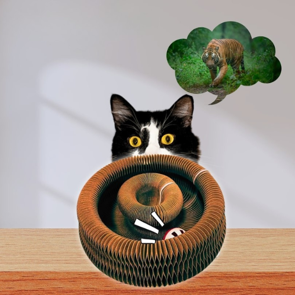 Interactive Cat Toy Random-Motion Scratch-Resistant Non-Toxic