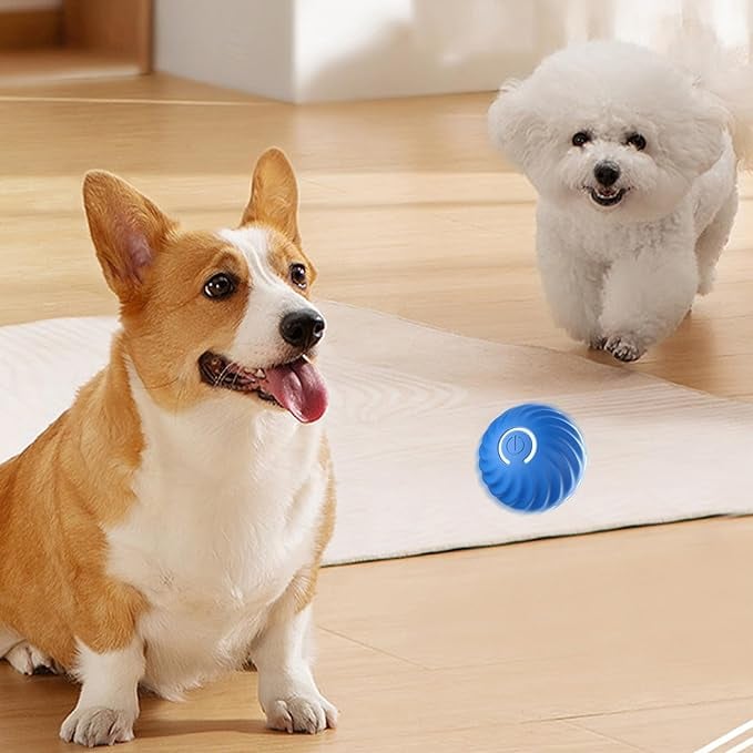 Interactive Dog Ball Sensor-Activated 60-Min Playtime