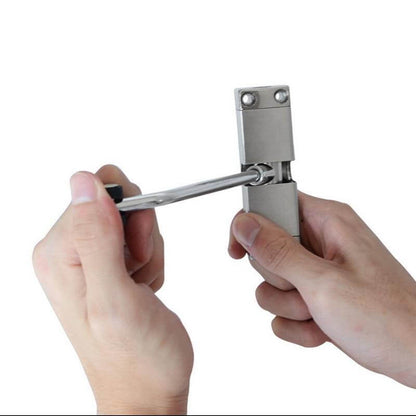 Interior Door Closer Adjustable Closing Force Stainless Steel