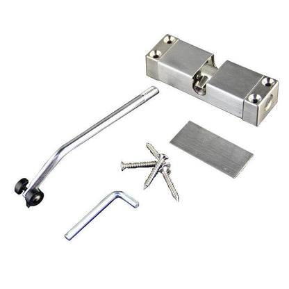 Interior Door Closer Adjustable Closing Force Stainless Steel